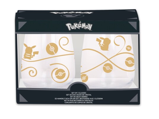 Pokémon Gift set of 2 Glasses 1056