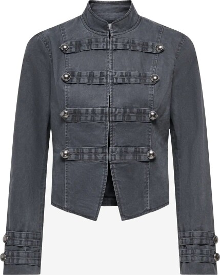 ONLY Onlsynne Canvas Uniform Jacket Otw   BLUE GRAPHITE   S