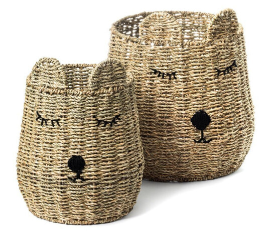 Olsen Home Children"s basket 2 pcs Teddy bear