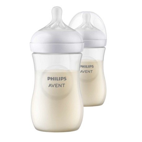 Philips Avent Natural Response Tåteflaske 260 Ml 2 pk Str. 1+ Mnd Philips Avent Natural Response Tåteflaske 260 Ml 2 pk Str. 1+ Mnd
