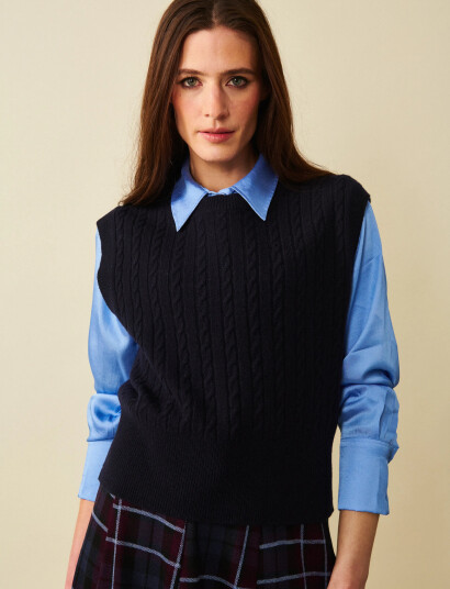 Jumperfabriken Ria Vest - Black - M Jumperfabriken Ria Vest - Black - M