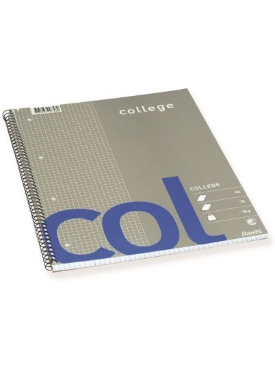 Bantex Col Collegeblokk, Rutet, Hullet