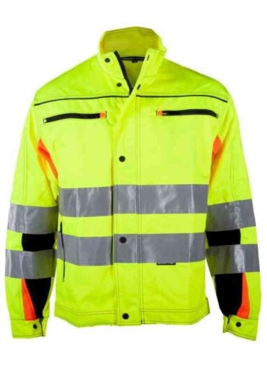 BS Bergset Arbeidsjakke, HiVis kl.3 Unisex, Str. 52, Gul/Sort BS Bergset Arbeidsjakke, HiVis kl.3 Unisex, Str. 52, Gul/Sort