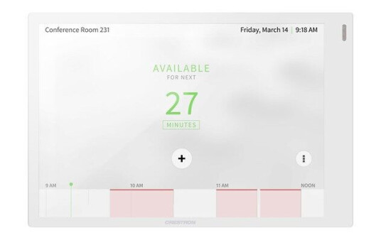 Crestron Electronics Crestron Room Scheduling Touch Screen TSS-770-W-S-LB KIT room manager Bluetooth 802.11a/b/g/n/ac smooth white