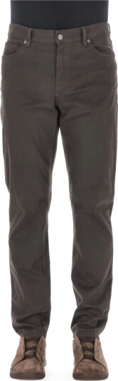Zegna Herre Bukser Brun W34, Zegna Herre Bukser Brun W34,