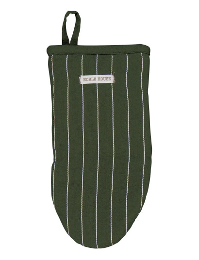 Noble House Oven Glove Frog Pinstripe Grs - Green - 15X30CM Noble House Oven Glove Frog Pinstripe Grs - Green - 15X30CM