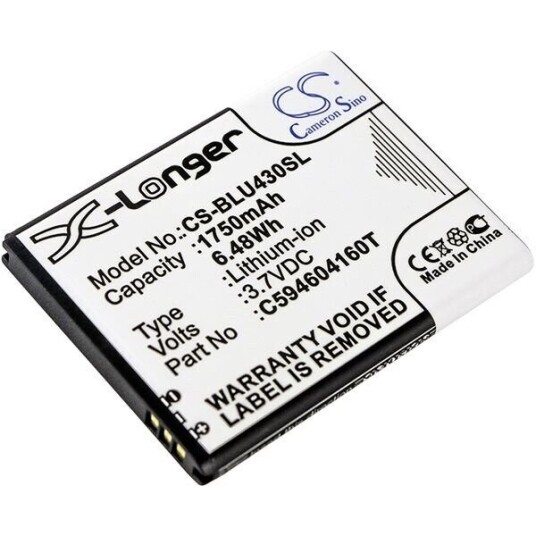 Blu Vivo 4.3 batteri (1750 mAh 3.7 V)