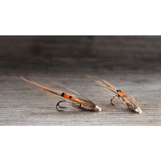 Midgar Tubeflies Bristle Shrimps March Brown Gold 43 mm