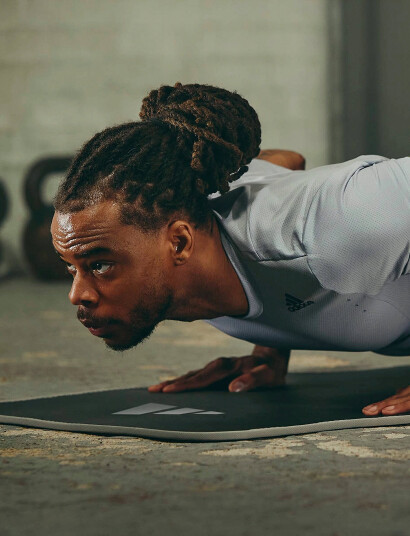adidas Equipment Training Mat - 10Mm - Grey - ONE SIZE