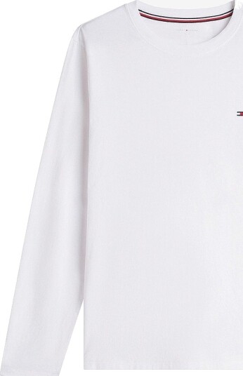Tommy Hilfiger Collegegenser Ls Jersey Set Solid Hvit