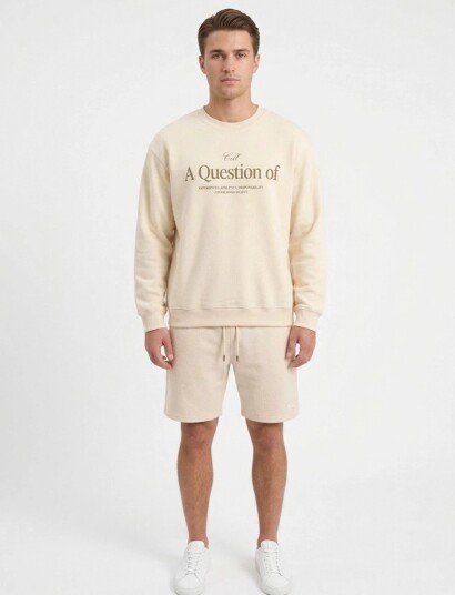 A QUESTION OF Shorts Terry Cloth Cream L