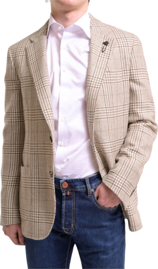 Lardini Herre Jakker Beige 2XL,