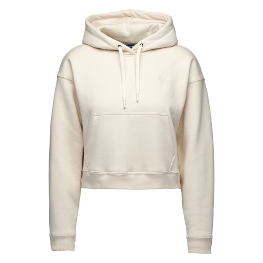 Black Diamond W Crop Po Hoody Off White S