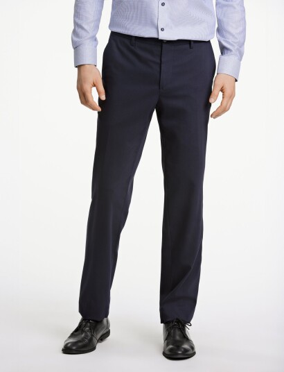 Lindbergh Black Technical Stretch Pants Combi Suit Navy 52