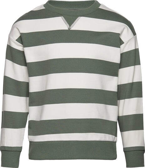 Mango | Striped Cotton Blend Sweatshirt | 164