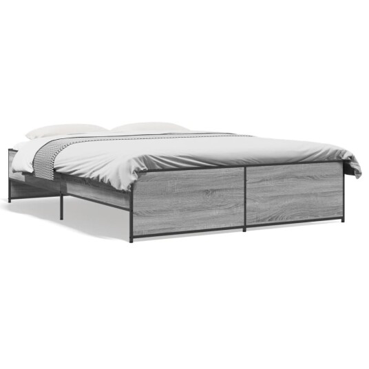  Sengeramme sonoma eik 160x200 cm konstruert tre og metall 8721102610707