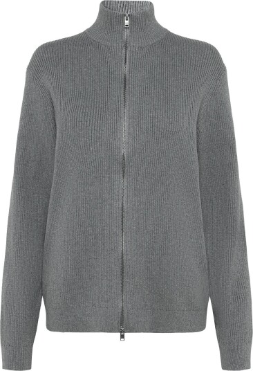 Casual Friday Cfsanchez 0323 High Neck Knit MONUMENT MELANGE S