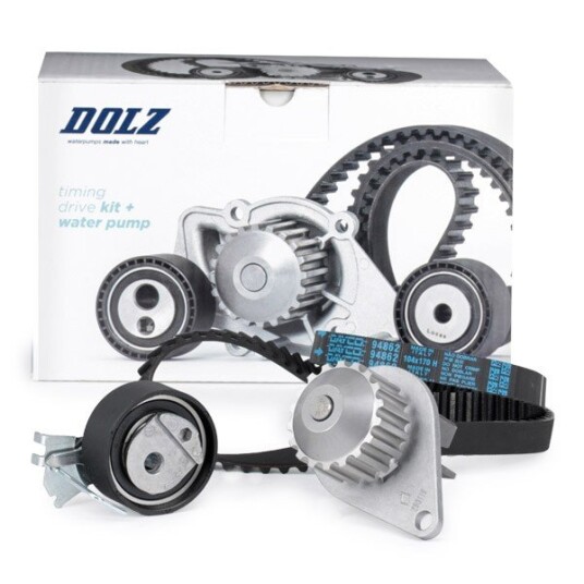 Vannpumpe + tannremmsett DOLZ KD057 Vannpumpe + tannremmsett DOLZ KD057