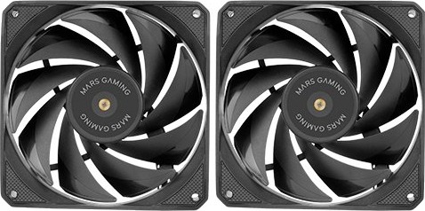 Mars Gaming Mf-Nclx2 Vifte 12cm Sort Mars Gaming Mf-Nclx2 Vifte 12cm Sort