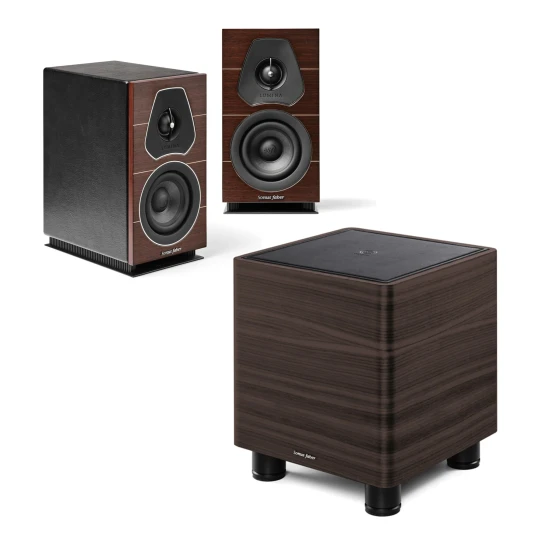 Sonus Faber Lumina I og Gravis I Høyttalere inkl. subwoofer, wenge Sonus Faber Lumina I og Gravis I Høyttalere inkl. subwoofer, wenge