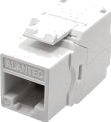 Alantec Av-Adapter Keystone Rj45-Modul Verktøyfri Utp Cat.5E Slim Hvit Alantec