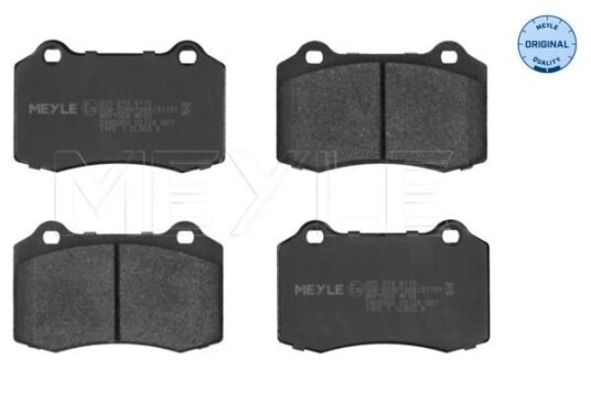 Bremseklosser MEYLE 025 213 8115