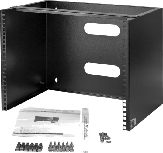 Startech Wall Mount Patch Panel Rack 4U Wall Mount Rack Shelf With Built In Shelf