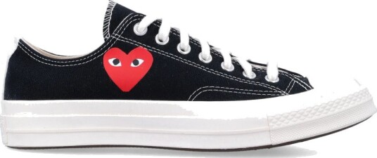 Comme des Garçons Play, unisex, Sko, Svart, 42 EU,