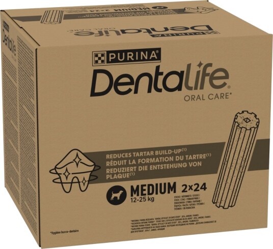 Dentalife Purina Daglig Tannhygiene Snacks For Mellomstore Hunder 48 Sticks 16 X 69 G Dentalife Purina Daglig Tannhygiene Snacks For Mellomstore Hunder 48 Sticks 16 X 69 G
