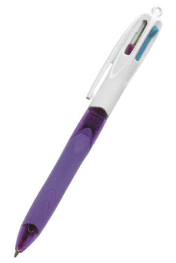 Kulepenn BIC 4 Colour Grip Fashion, 12 stk. Kulepenn BIC 4 Colour Grip Fashion, 12 stk.