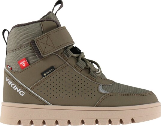 Viking Vintersko Fleek Warm GTX 1V SL Brown Viking 41 Vinterstøvler Armygrønn Beige Brun