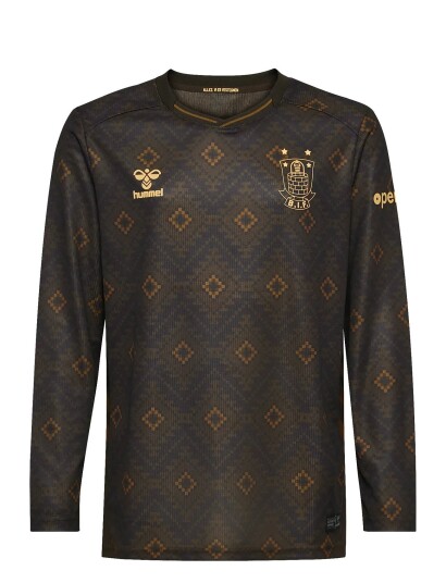 Hummel Bif 25/26 Third Jersey L/S Kids Brown 164