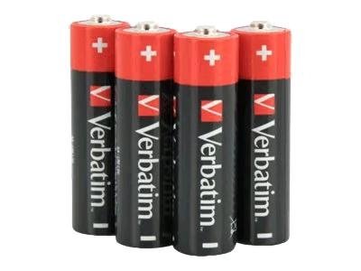 Verbatim Alkalisk AA Batteri 4-Pack LR6 - Universale Batterier