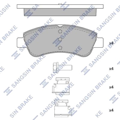 Hi Q SP1241 Bremseklosser Hi Q SP1241 Bremseklosser