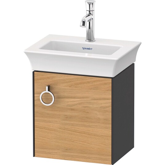 Duravit White Tulip Servantskap m/1 dør 38,4x29,8x41 cm Eik/Grafitt Matt