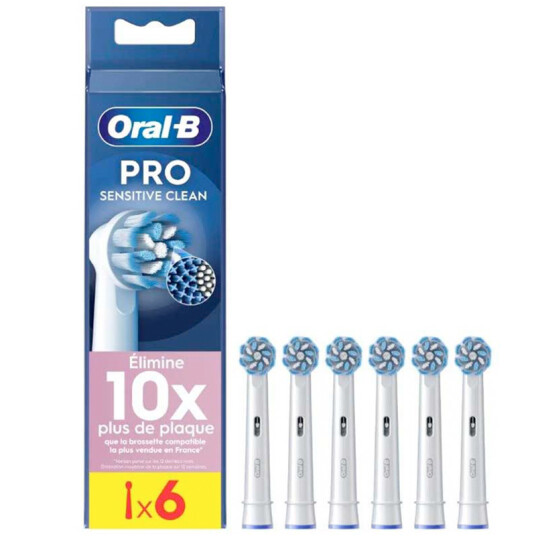 Oral B 6 pcs. PRO Sensitive Clean børstehoder