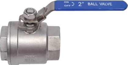 Nordic Aqua Solutions Kuleventil 1 1/2" Rustfri/Syrefast Muffe/Muffe / 418515011 / 418207011