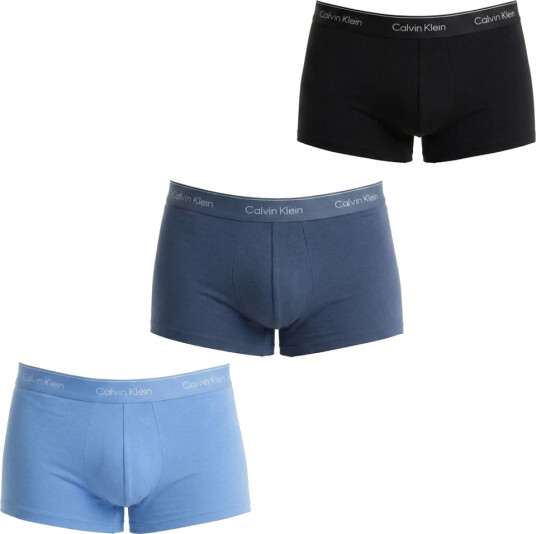 Calvin Klein Low Rise Trunk 3Pk - Multi/patterned - M