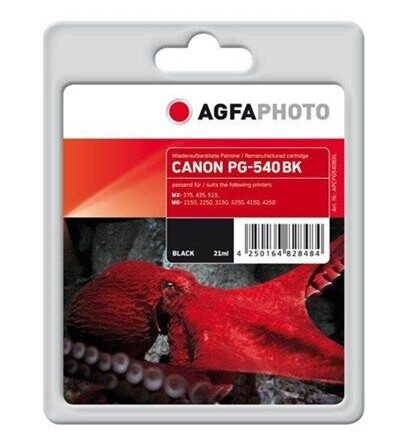 Agfa Photo - black - compatible - ink cartridge (alternative for: Canon 5222B005 Canon PG-540XL) - Blekkpatron Svart