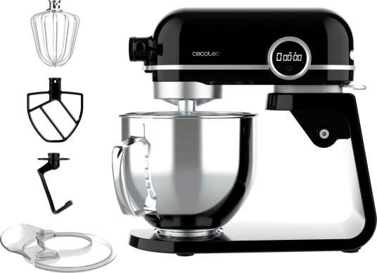 Cecotec Twist&Fusion 4500 Luxury Black Kjøkkenmaskin - 5,2L, 800W - Svart