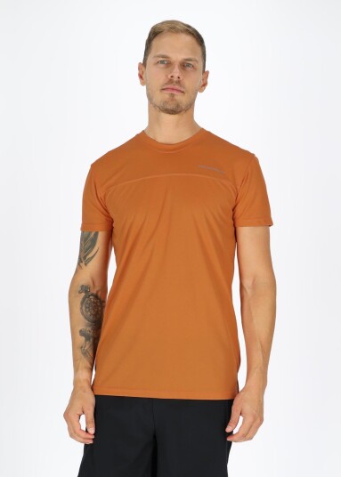 Swedemount Fjällbacka Tee 2.0 Dk Orange S T Shirts