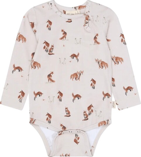 Petit Piao Ppstar L_S Body GRAY MORN FOX AOP 92 Petit Piao Ppstar L_S Body GRAY MORN FOX AOP 92