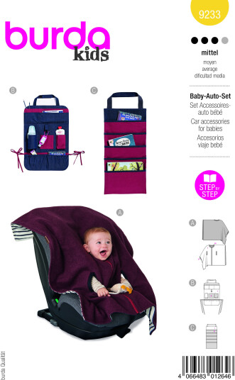 Burda 9233 - Biltilbehør baby
