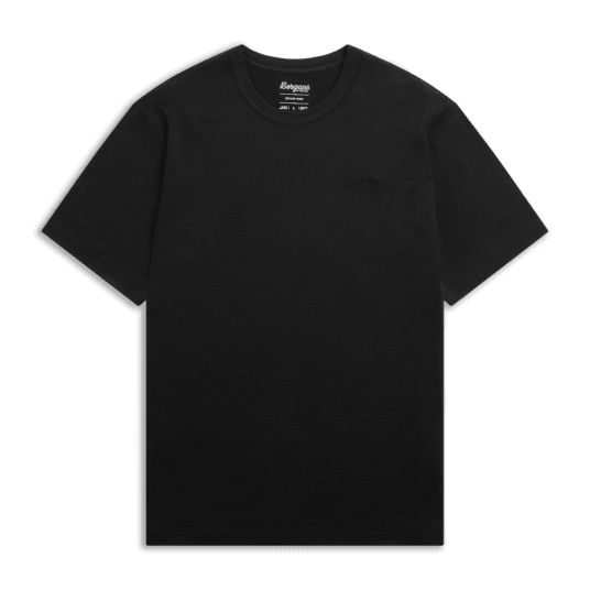 Bergans Of Norway Bergans Logo Merino Tee Men Dark Shadow Grey S S
