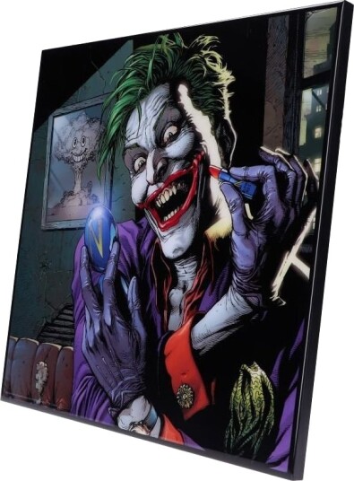 The Joker Doomsday Clock Krystallklart Veggbilde 32x32 cm