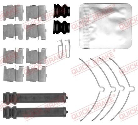 Tilbehørsett, skivebremse belegg QUICK BRAKE 109-0169