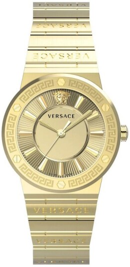 Versace Dameklokke VEVH01320 Greca Gull/Gulltonet stål Ø38 mm