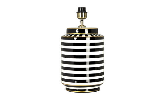 Pr Home GATSBY Lampefot Sort/Hvit
