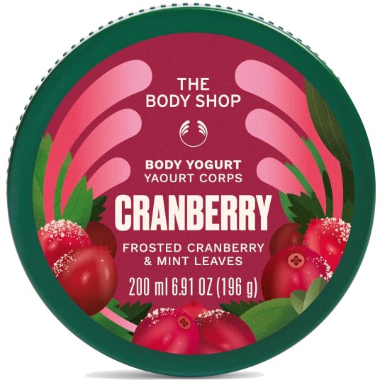 The Body Shop Cranberry Frosted Cranberry & Mint Leaves Body Yogurt 20