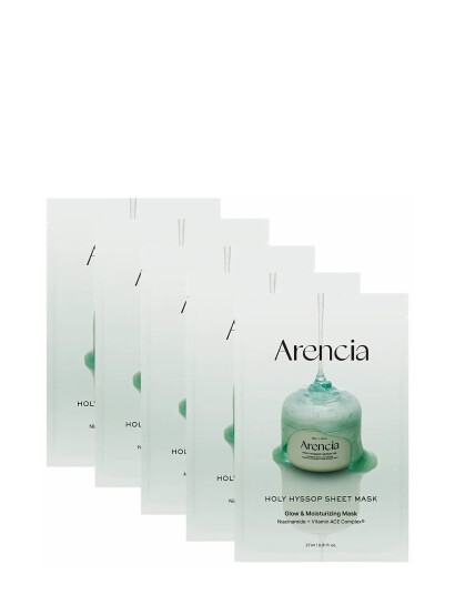 Arencia Arencia Holy Hyssop Sheet Mask 5 Pcs. Nude 5 PCS